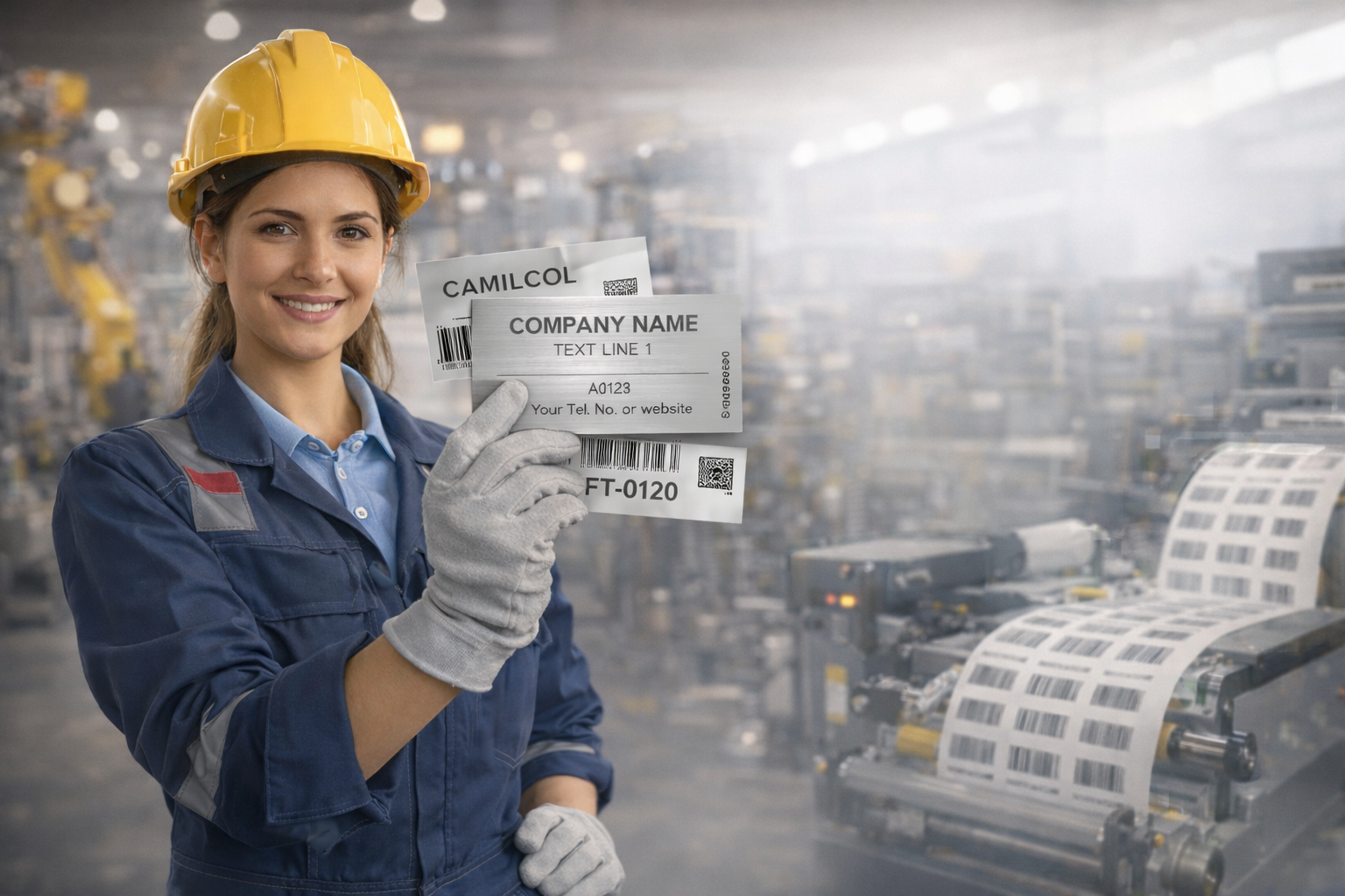 Etiquetas de Aluminio Personalizadas | Grabado Láser y Alta Resistencia