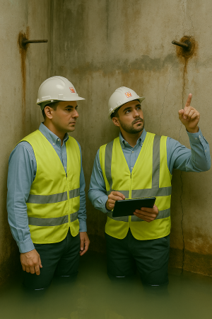 Inspección Técnica de Tanques de Agua Potable: Diagnóstico de Corrosión y Fisuras