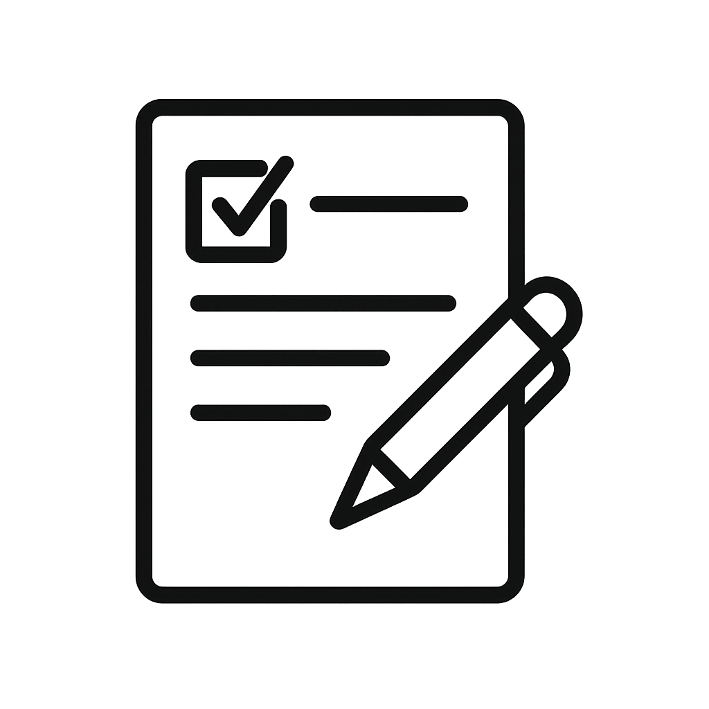 Icono Inteligente de Captura de Datos para Formularios Empresariales – PNG Transparente
