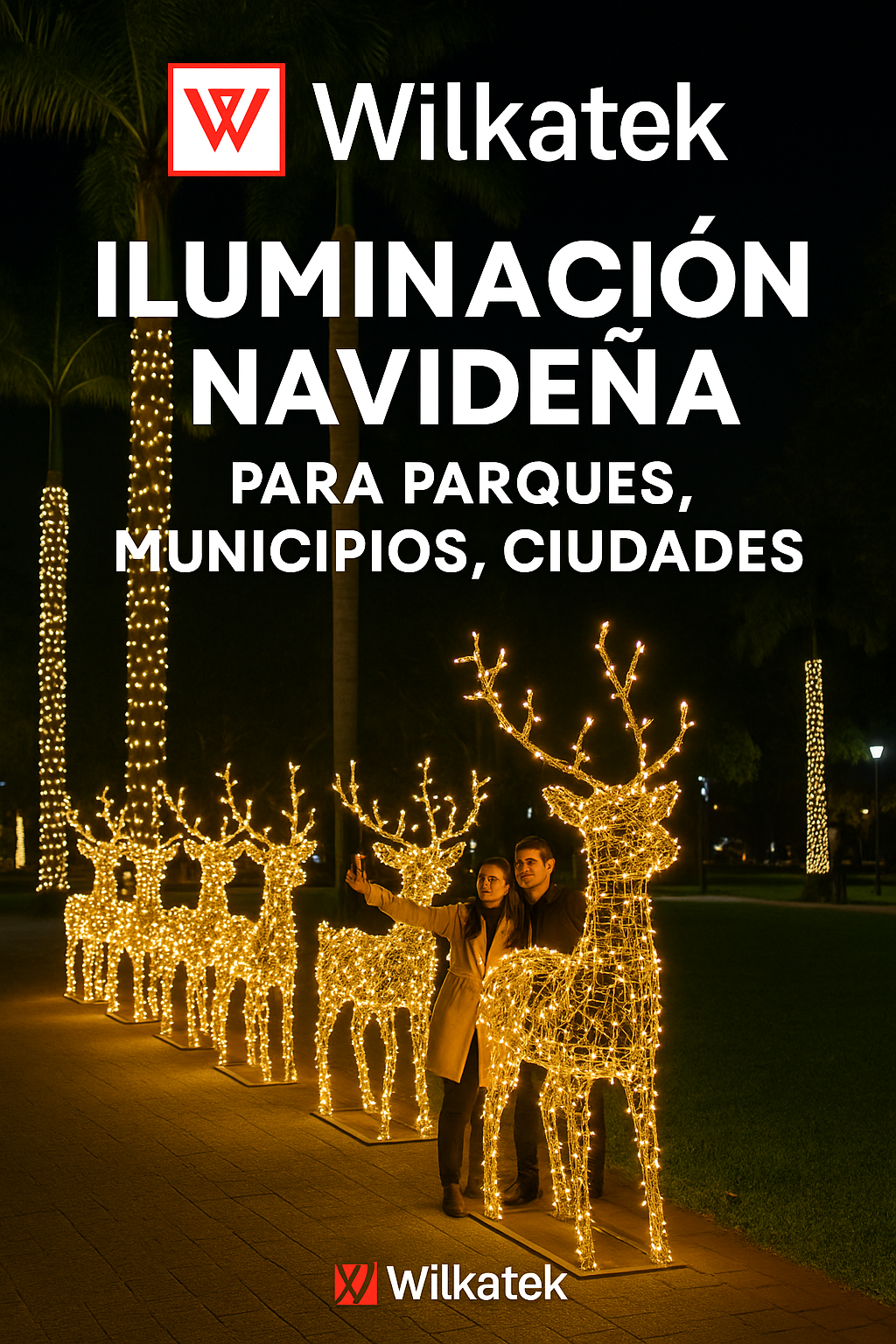 Iluminación para Parques, Alcaldias, Centros comerciales