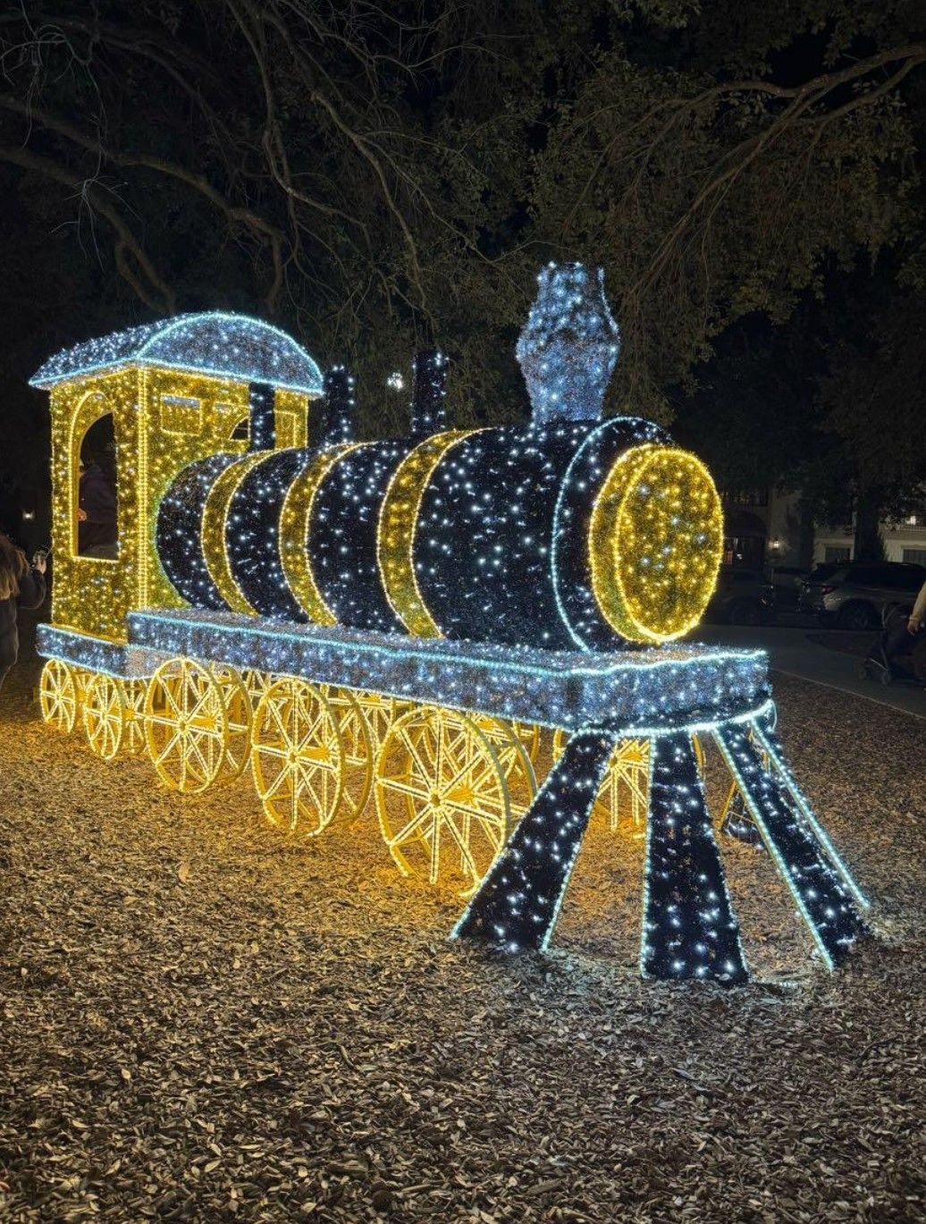 🚂 Tren Navideño Iluminado LED – Decoración Monumental para Exteriores