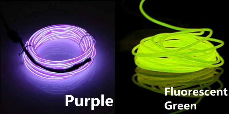 Luz de neón Flexible 1M/2M/3M/5M/10M EL cable Led neón fiesta de baile atmósfera decoración lámpara RopeTube tira Led Multicolor impermeable - Image 15