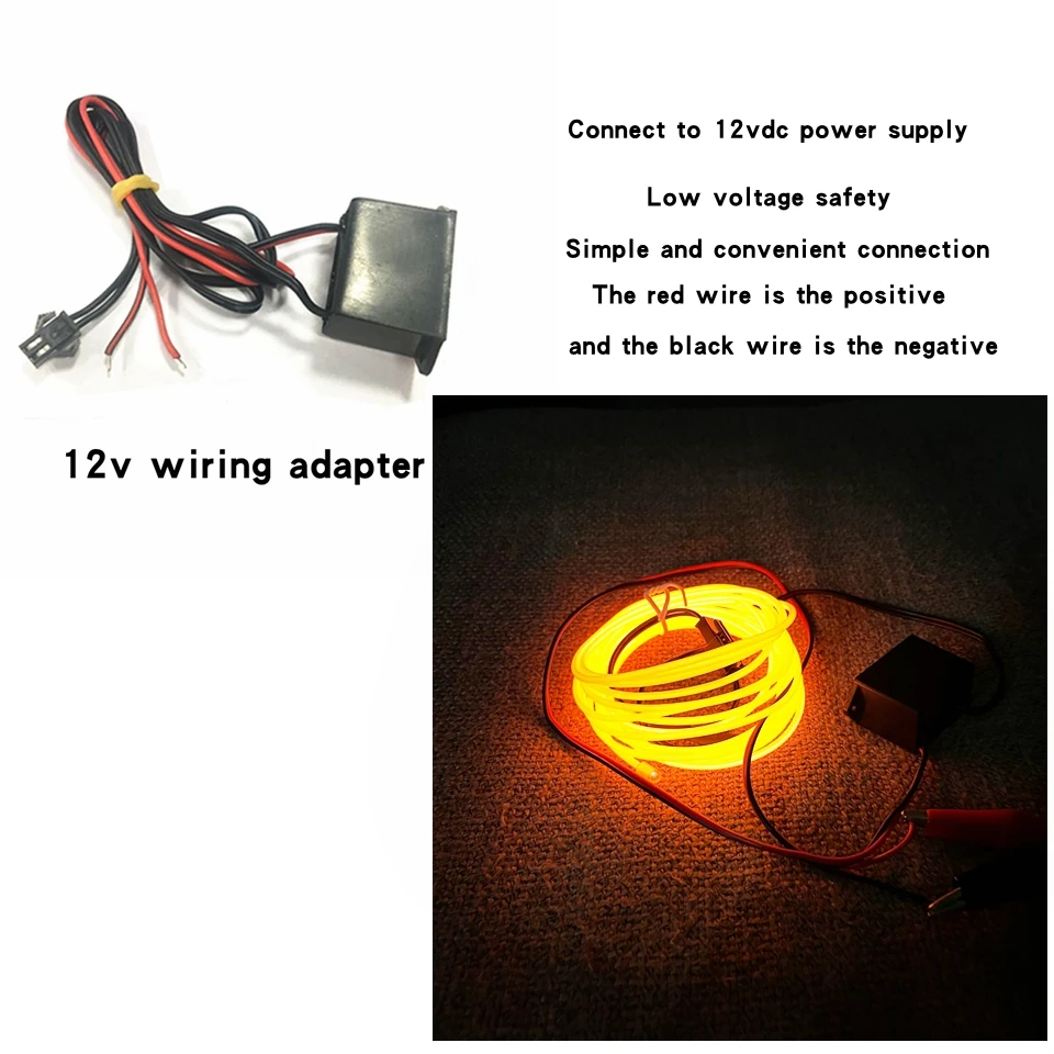 Luz de neón Flexible 1M/2M/3M/5M/10M EL cable Led neón fiesta de baile atmósfera decoración lámpara RopeTube tira Led Multicolor impermeable - Image 18