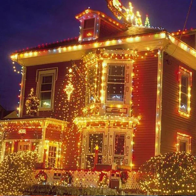 Guirnalda de luces alimentada por energía Solar para jardín, lámpara impermeable para exteriores, guirnalda de 6V para Navidad, fiesta navideña, decoración del hogar, 1 paquete - Image 17