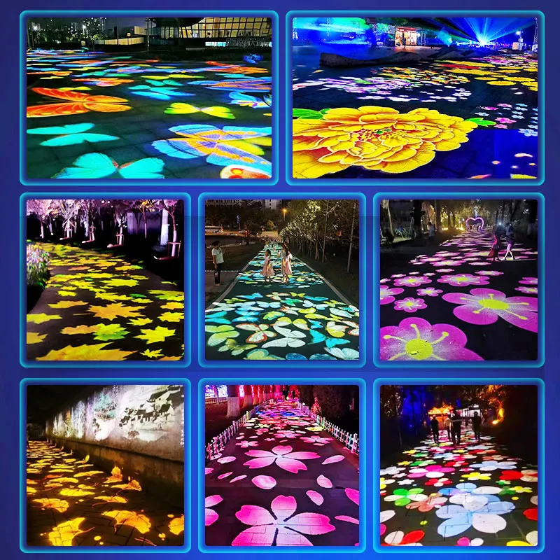 Iluminación de proyección creativa de luz de pez dinámica con patrón de nube de pez dorado personalizado impermeable al aire libre para jardín - Image 6