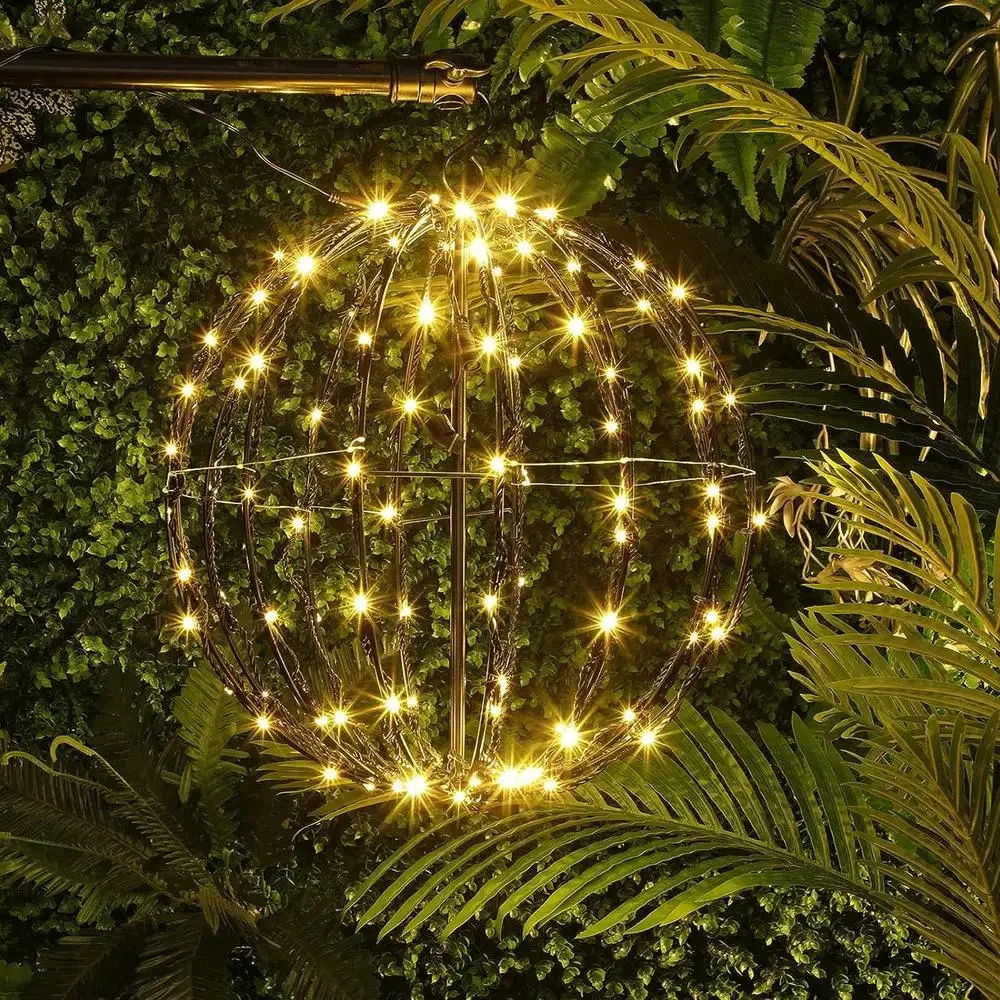 Esfera iluminada para decoración navideña, marco de iluminación LED con bola brillante, luces de bola grandes, luces de hadas para decoración de porche y Patio - Image 10
