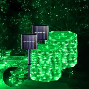 7M/12M/22M/32M luz Solar exterior jardín guirnalda de luces Led centelleante lámpara impermeable para Navidad Patio árbol fiesta