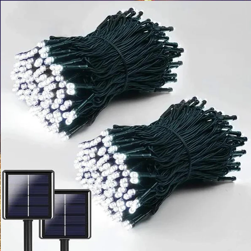 Guirnalda de luces alimentada por energía Solar para jardín, lámpara impermeable para exteriores, guirnalda de 6V para Navidad, fiesta navideña, decoración del hogar, 1 paquete - Image 18