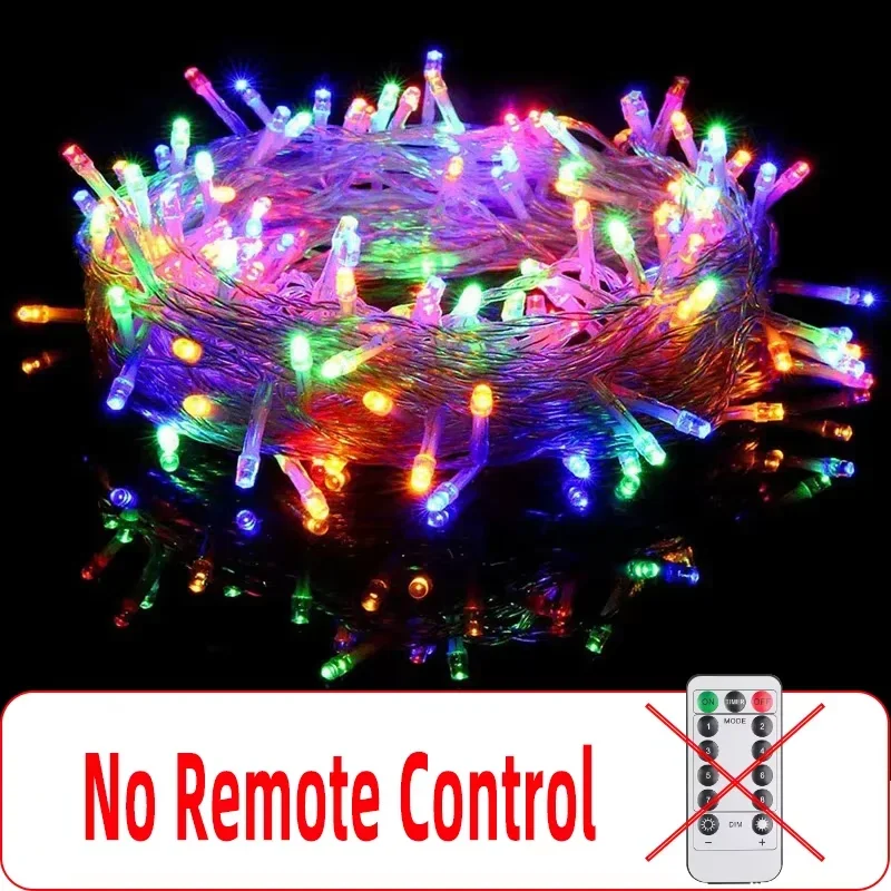 Guirnalda de luces LED de Navidad, guirnaldas de luces al aire libre para adorno, árbol, jardín, calle, boda, fiesta, decoración de Patio - Image 7