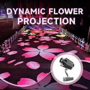 Iluminación de proyección creativa de luz de pez dinámica con patrón de nube de pez dorado personalizado impermeable al aire libre para jardín