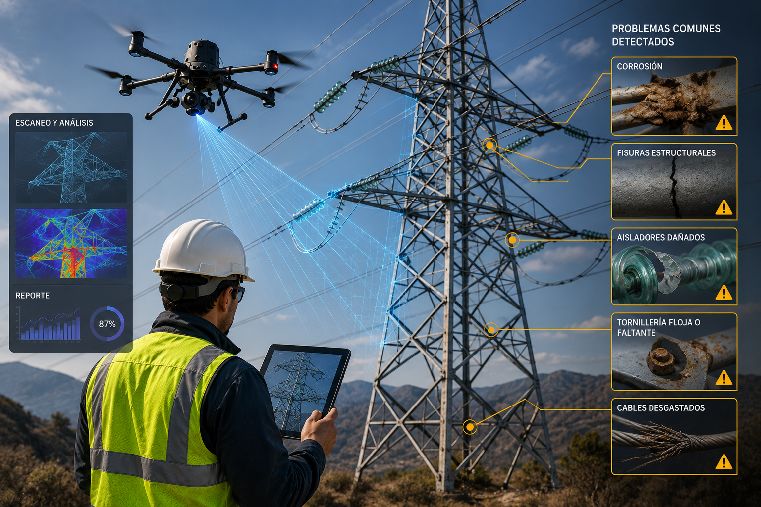 Diagnóstico de Infraestructura Eléctrica de Alta, Media y Baja Tensión