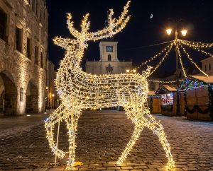 Reno de Navidad Gigante LED para Alumbrado y Decoración de Plazas