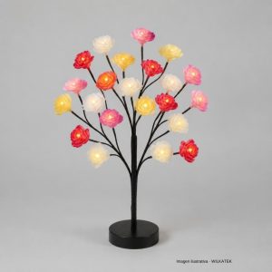 WK-ARB-012 Arbolito rosas 30 LED – 50 cm (Caja x 40 und)