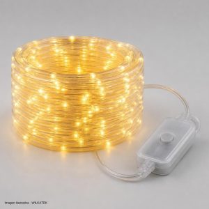 Lineal cable flex, 2000 LED, 200 Metros, 8 funciones (Caja x 10 und)