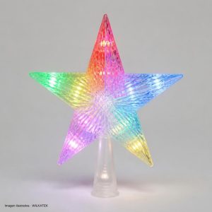 Estrella de 22cm para árbol computarizada (Caja x 50 und)