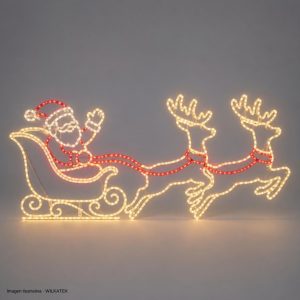 Trineo de 3 figuras 86LED (Caja x 20 und)