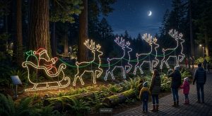 Trineo de Santa Claus con Iluminación LED - Solar | Wilkatek