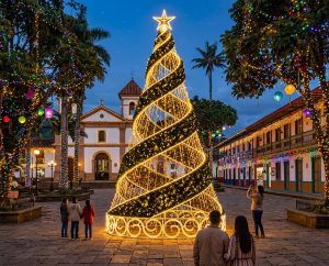 Árbol Navideño Paisa, Luz Antioqueña, Centellante del Pueblo.