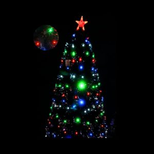 Árbol de fibra óptica – multicolor con esferas LED (YG-5021 Y 5022)