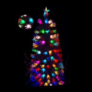 Árbol de fibra óptica – esferas multicolor (YG-5051 Y 5052)