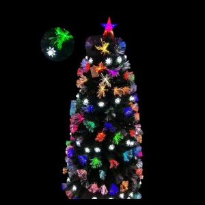 Árbol de fibra óptica – copos y figuras (WK-AFO-016)