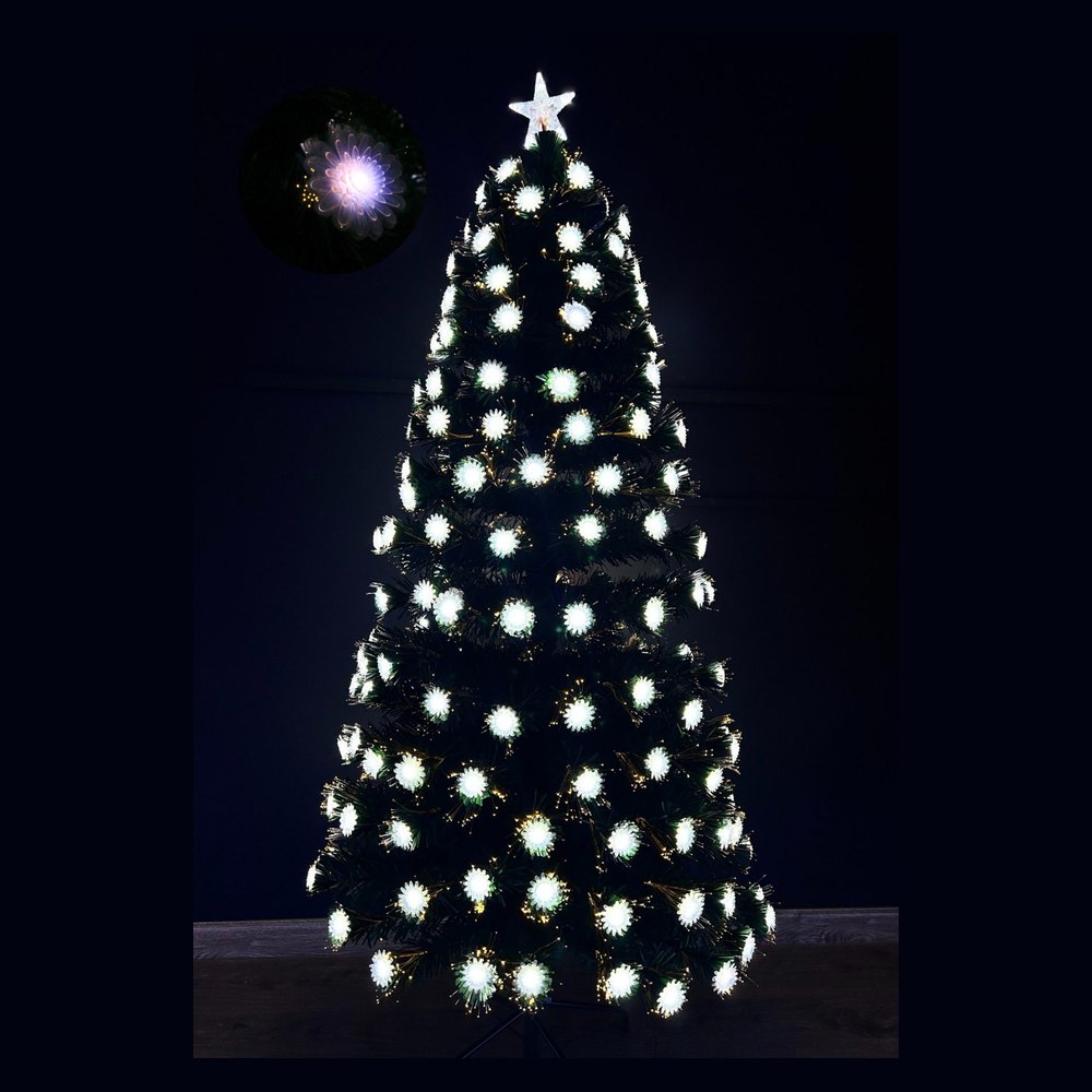 Árbol de fibra óptica – esferas blancas (WK-AFO-032)
