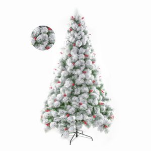 Árbol nevado con frutos rojos (WK-ARN-008)