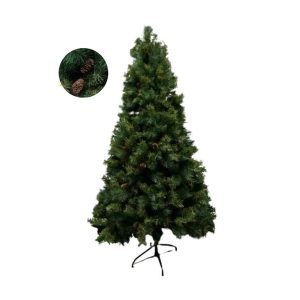 Árbol verde oscuro con piñas (YG-5281 A 5283)