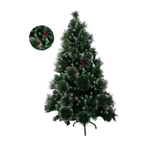 Árbol verde oscuro con frutos y escarcha (WK-ARN-016)