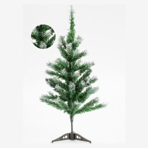 Árbol pino aguja verde, base plástica (WK-ARN-019)