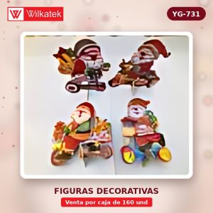 NUEVO: Adorno de icopor,4 modelos surtidos,medidas 37*35CM (Opp x 160 und)