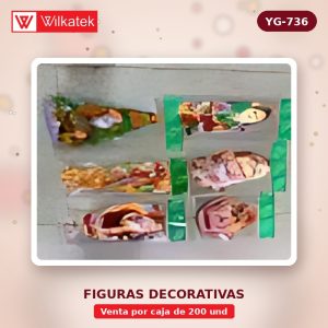 NUEVO: stickers navideños,medida 85CM,6 modelos surtidos. (Opp x 200 und)