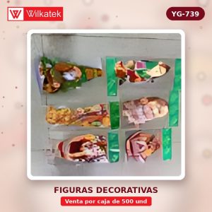 NUEVO: Stickers navideños,medida 40CM,6 modelos surtidos. (Opp x 500 und)