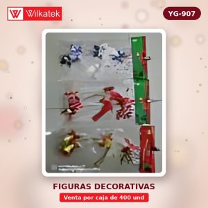 Adorno reno Colgante 23 cm oro 160, plata 160, rojo 80surtido (Opp x 400 und)