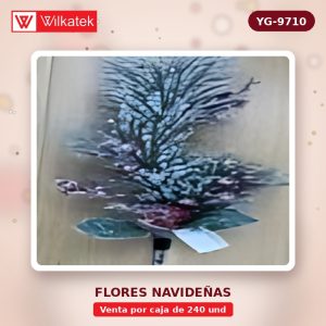 Flor navideña , medidas 63CM. (Opp x 240 und)