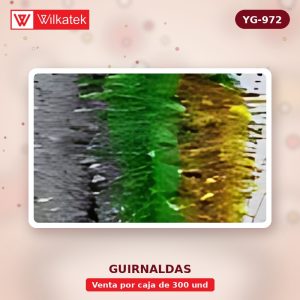 Guirnalda 9cm de color más muñeco de nieve de Navidad rojo 2.4 metros 6 docenas de… (Racimo x 300 und)