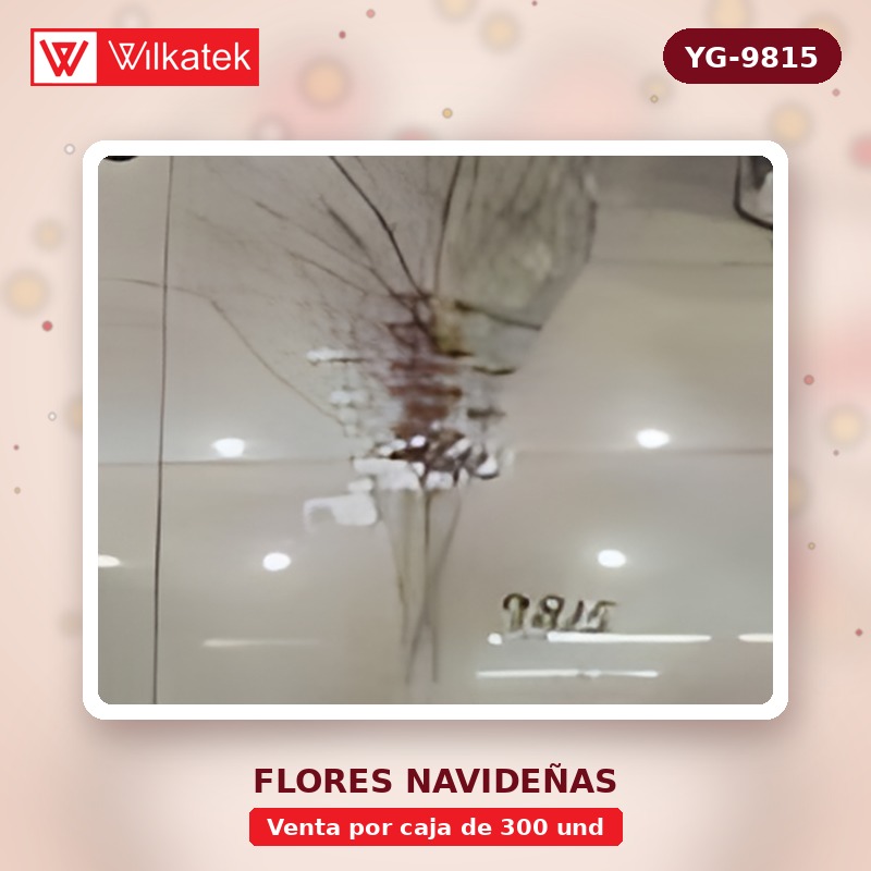 Espigas de navidad Surtidas colores: 60 Dorados, 45 Plata, 45 Rojos, 30 Champana, 15… (Opp x 300 und)