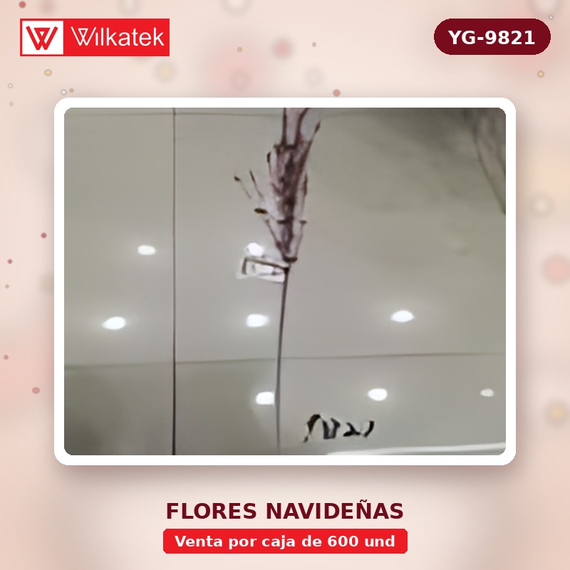 Espigas de navidad Surtidas colores: 120 Dorados, 90 Plata, 90 Rojos, 60 Champana, 30… (Opp x 600 und)