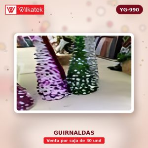 NUEVO: Arbol de navidad 150CM guirnalda retractil , Surtido (Caja x 30 und)