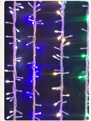Lineal 100 LED, cable siliconado, 8 Metros (Caja x 100 und)